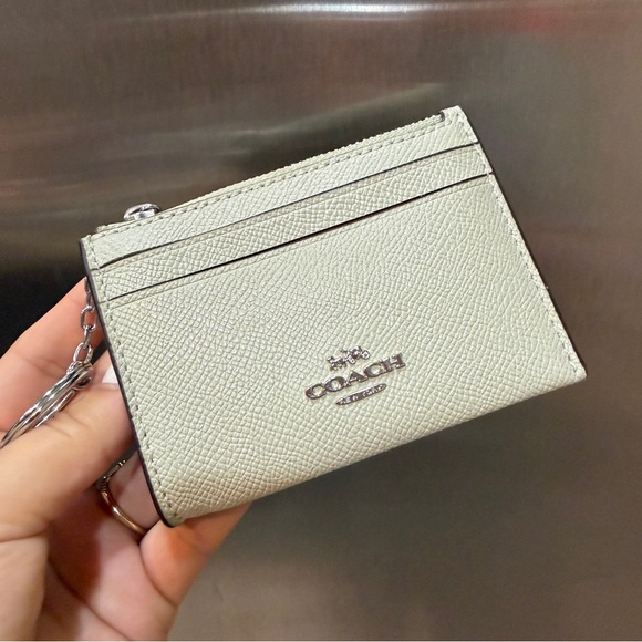Coach Mini Wallet — mint - Picture 1 of 3